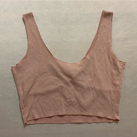 Dainty Pink-Tie Tank Top - Picture 3 of 4